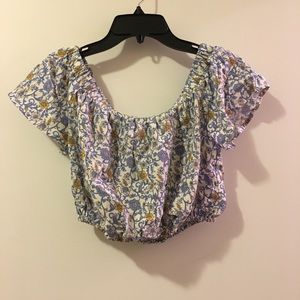 American Rag off shoulder floral top